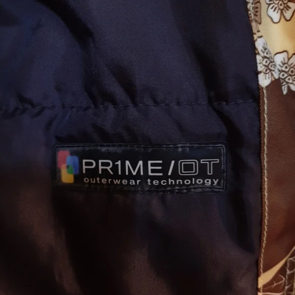 ❌SOLD❌ Camo Floral Hooded Ski Jacket Girls Youth Insulated Snowboarding Coat - Picture 14 of 15